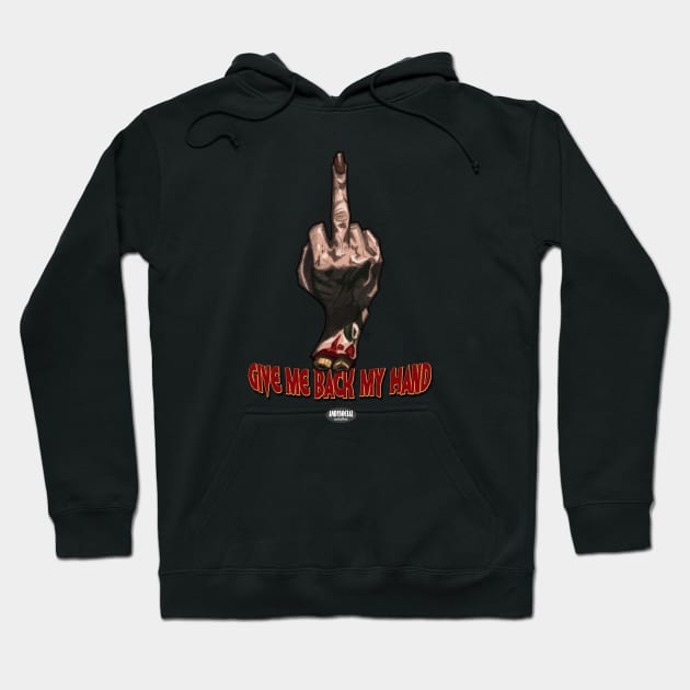 Ash's Hand Hoodie by AndysocialIndustries